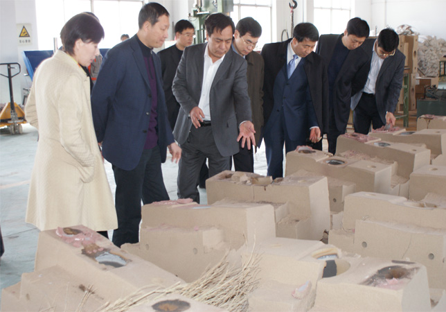市政府一行到我公司進(jìn)行科技創(chuàng)新調(diào)研